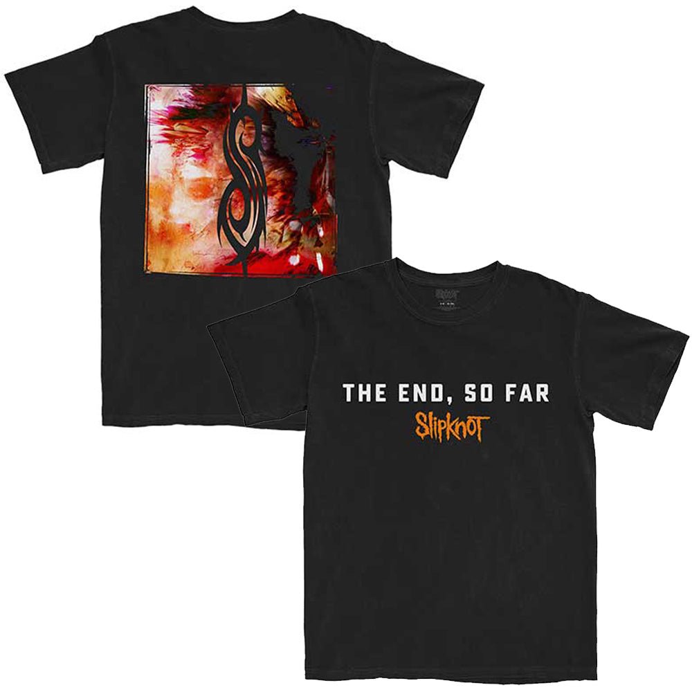 SLIPKNOT スリップノット (結成 30周年 ) - The End, So Far Album Cover / バックプリントあり / Tシャツ / メンズ - PGS